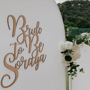 Kit de Decoración para Bodas y Eventos con Cortes Láser